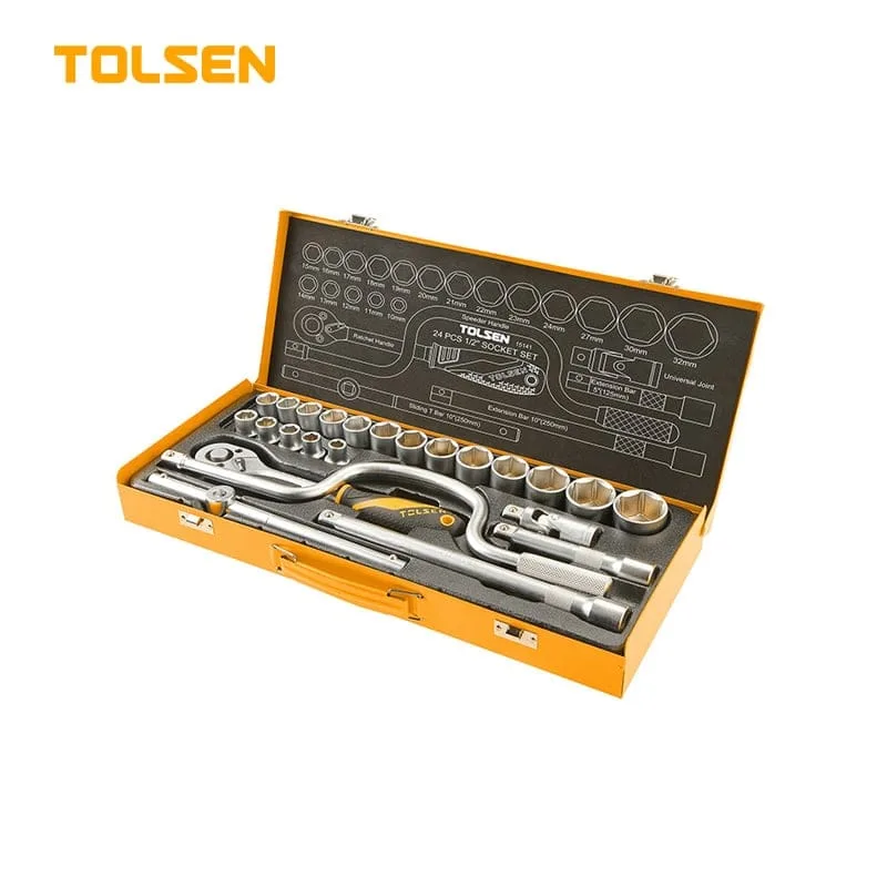 SOCKET SET 24PCS 1/2''