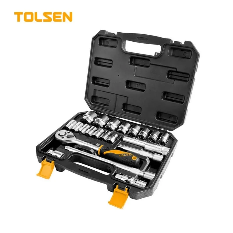 15PCS 3/4'' SOCKET SET(INDUSTRIAL) 10pcs CR-V SOCKETS(22-50mm)